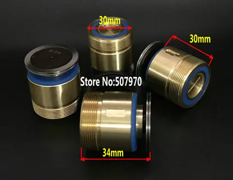 Assento de Bronze Montagem de Polia Máquina de Edm L34mm para Cnc Único Lado 264 Od30 *