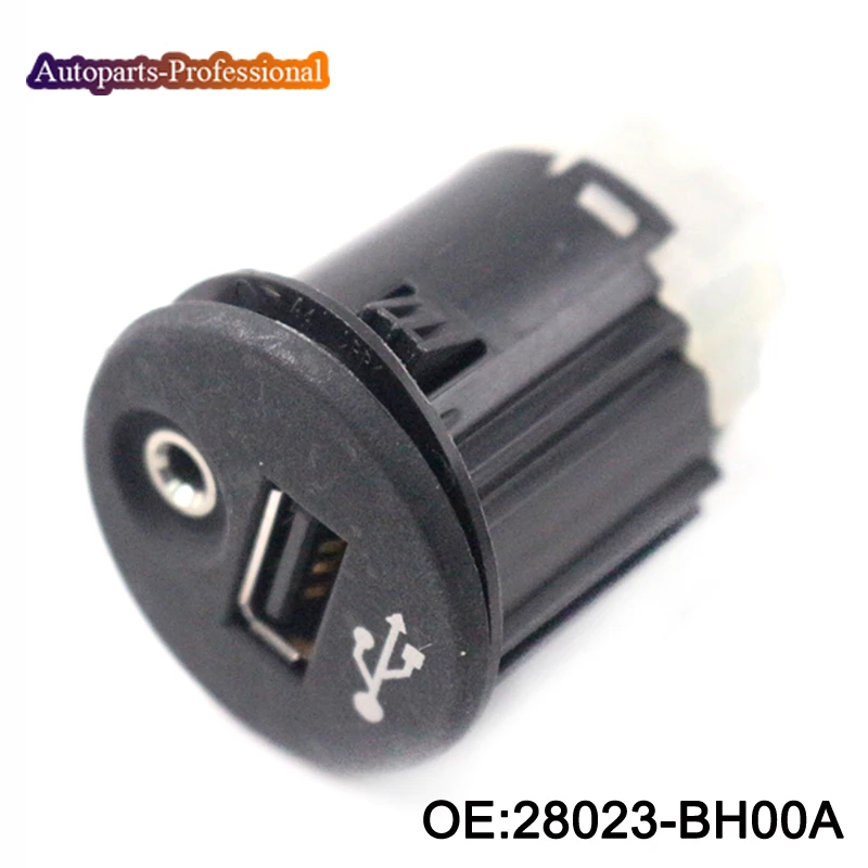 USB AUX порт адаптер подходит для Nissan Juke Qashqai XTrail Micra Note NV200 28023-BH00A 28023BH00A