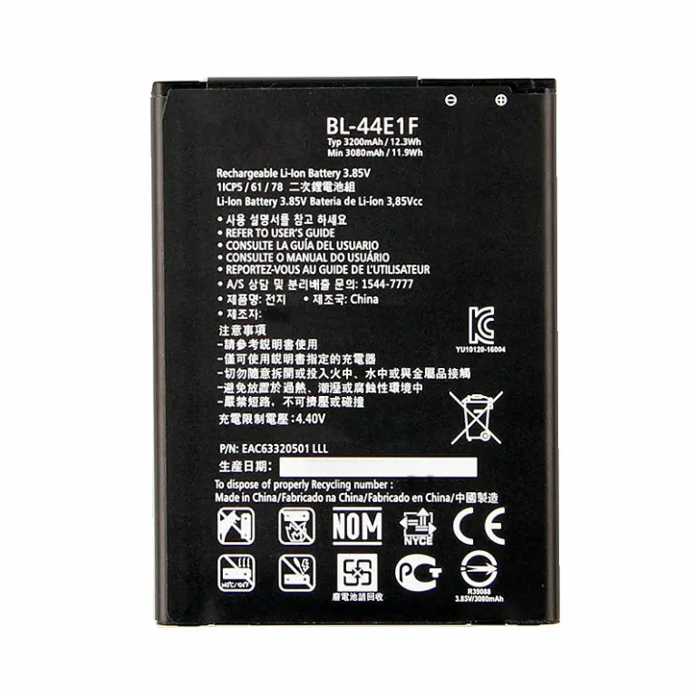 

Battery BL-44E1F BL44E1F EAC63341101 for LG F800K F800L F800S H910 H915 H918 H990 H990ds H990n H990T LS997 US996 V20 VS995