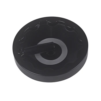 

Black 18 x 200mm Plastic Lathe Milling Machine Inside Ripple Hand Wheel With Revolving Handle Grip
