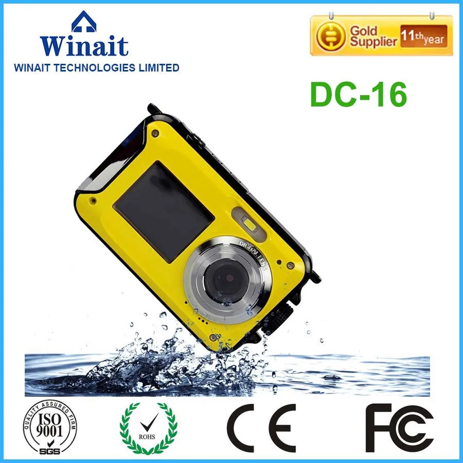

Winait 2017 popular DC-16 digital camera with 2.7'' TFT +1.8'' TFT dual display camera