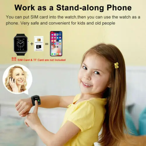

Kid Bluetooth Smart Watch SIM/TF Card Camera Activity Tracker Dial Watch Phone Anti-lost Men Women Sport Smartwatch 2019 New