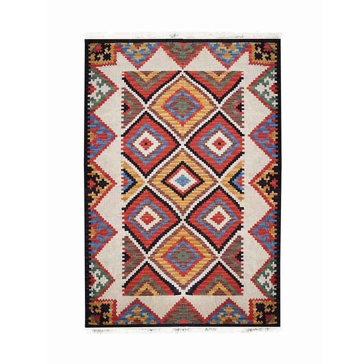 Kilim 100% шерстяной ковер ручной работы геометрический индийский современный в