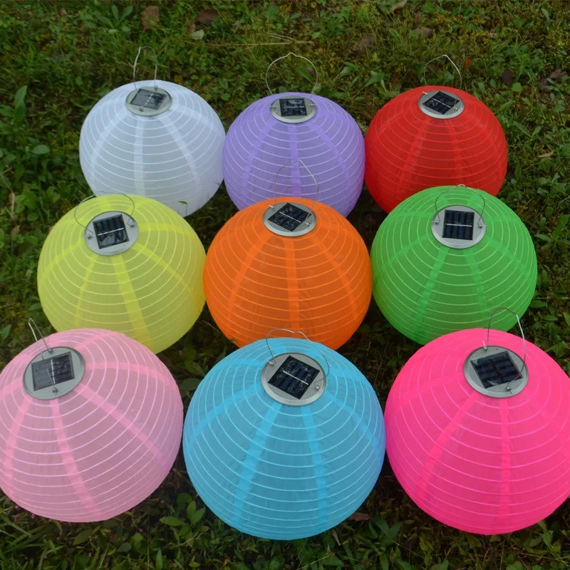

30pcs Christmas Lantern Solar Powered LED Holiday Hanging Lanterns Non-woven Fabrics Waterproof LED Lamp for Wedding lin4598