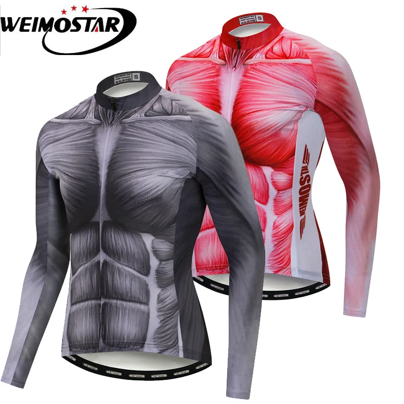 

Weimostar Skull Cycling Jersey Women's Autumn Winter Pro Mtb Long Sleeve Ciclismo Bike Ridling Wear Spring Cycling Clothing Tops