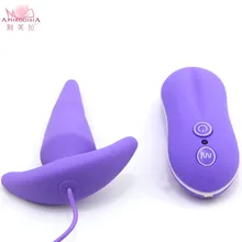 APHRODISIA Зонда Вибрационный Anal Plug, пульт дистанционного управления Butt Plug, Анальный Butt Plug Игрушки для Мале & Женщину, эротика Sexy Взрослых Товаров