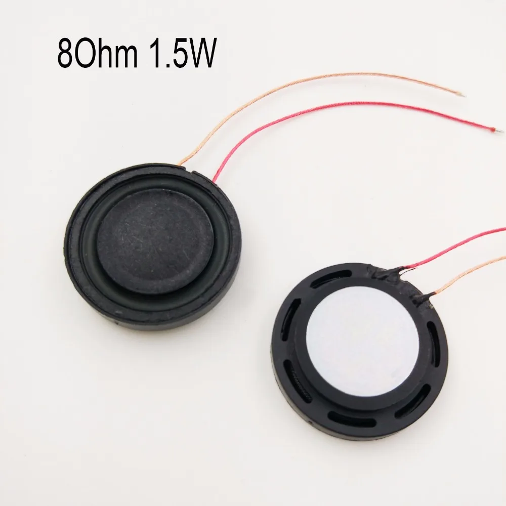 8Ohm 1.5w Circular MINI DIY speakers with cable (23X5.4mm) in Acoustic