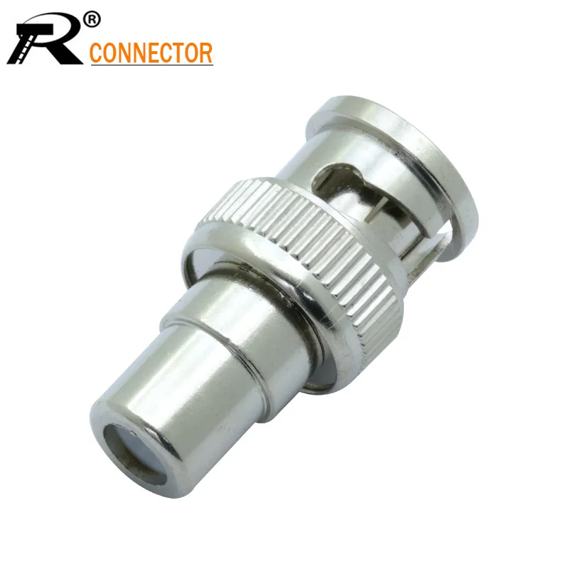 

BNC Male to RCA Female Coax Cable Connector Adapter F/M Coupler for CCTV Camera 20pcs/lot