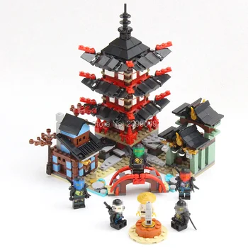 

New Yile 333 small version Temple Model Building Blocks knights Bricks Assemblage Blocks action block Compatible jestros