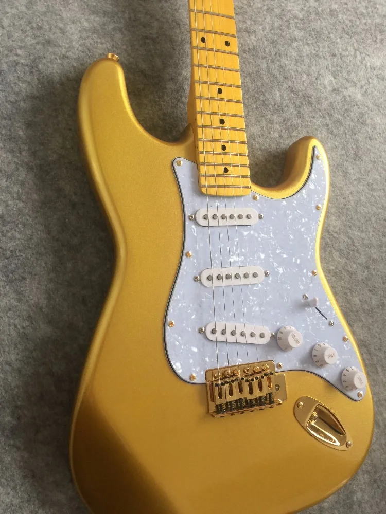 

Electric Guitar/Golden Pink Gold Hardware High Quality Guitar/Anmiyue Customizable Chinese Electric Guitar