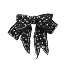 Новая мода, для мужчин, женщин, для ногтей, жемчуг, галстук-бабочка, брошь, Европа и Большой Британский воротник, орнаменты для воротника