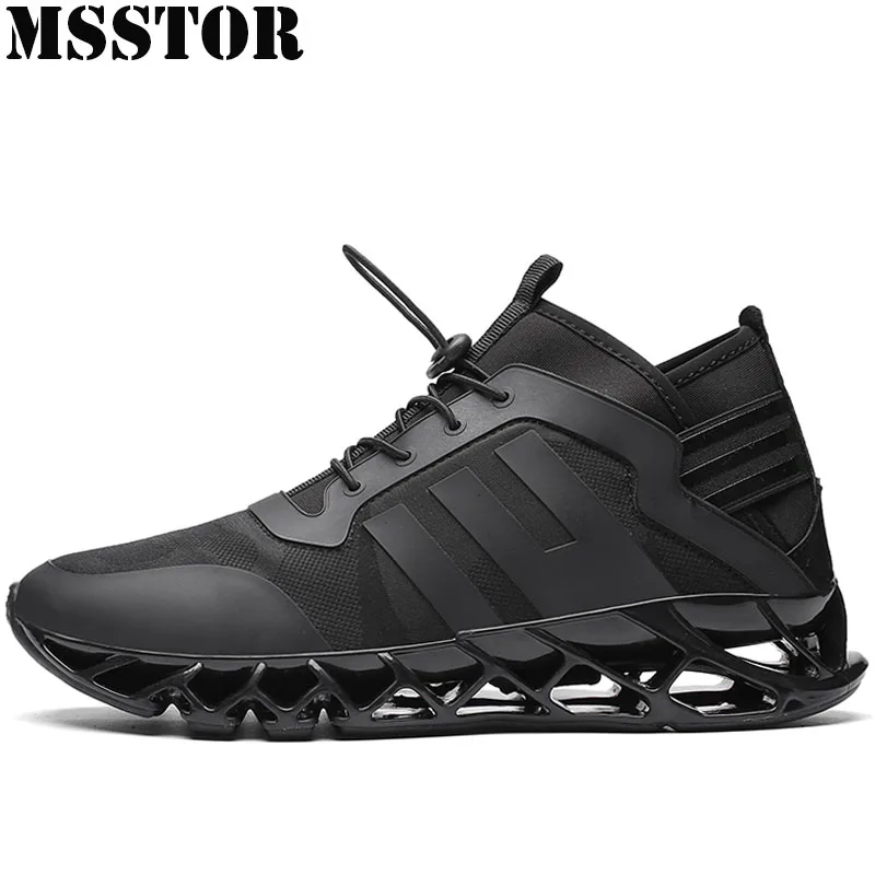 

MSSTOR New Arrivals Black Men's Running Shoes Athletic Walking Winter Sneakers For Men Casual Fashion Sport Shoes Male Man Brand
