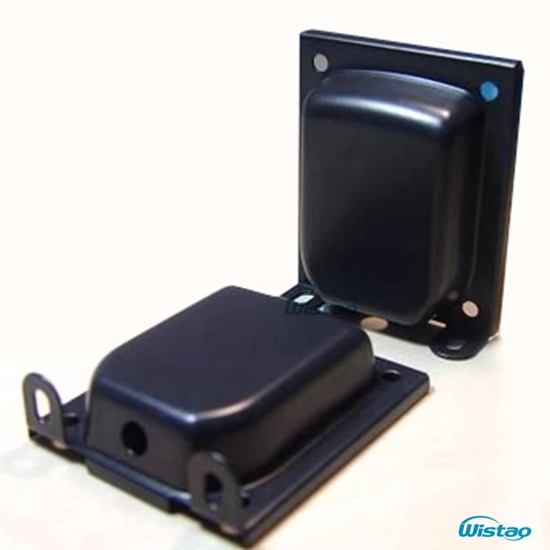 

Transformer Cover Vertical Side Holes Distance 80mm X 65mm for 96 Type with Feet Shell Thickness 1.2mm For Output Transformers