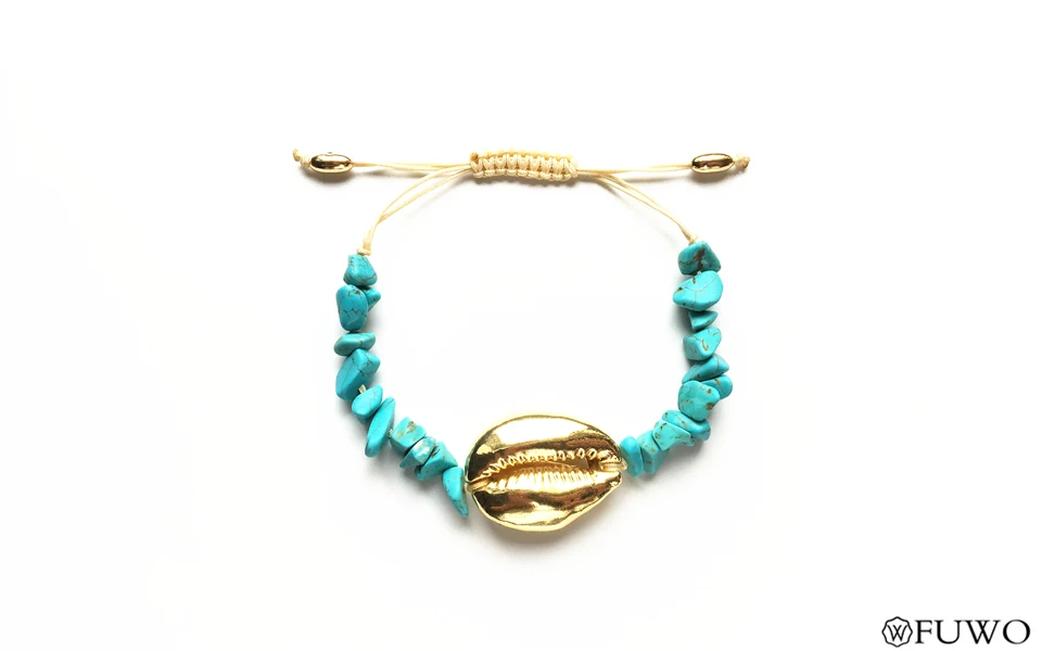 Cowrie Turquoise Bracelet 7