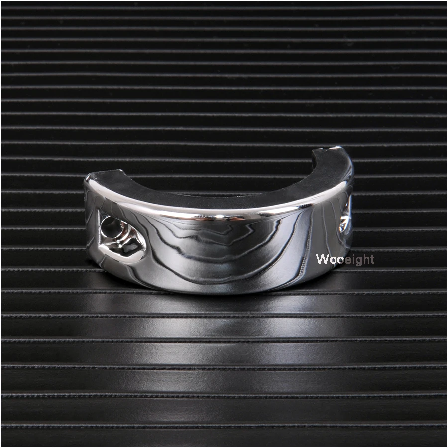 Silver Motorcycle 41mm Tube Turn Signal Relocation Fork Clamp Indicator Turn Signal Mount Bracket For Harley Touring Softail  (6)