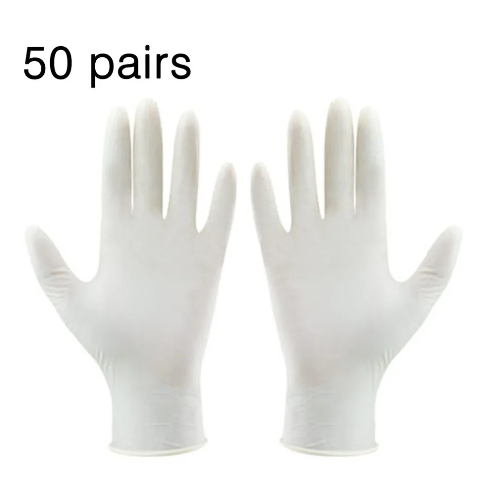 

50 Pair level A Disposable Latex Gloves Electronic Factory Laboratory Gloves Disposable Working Gloves 2019 NEW Arrival