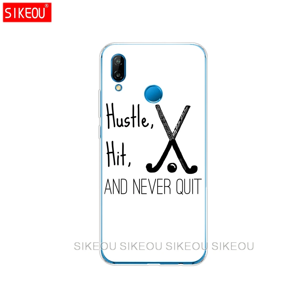 Силиконовый чехол для телефона Huawei P20 P7 P8 P9 P10 Lite Plus Pro 2017 p smart 2018 хоккейного