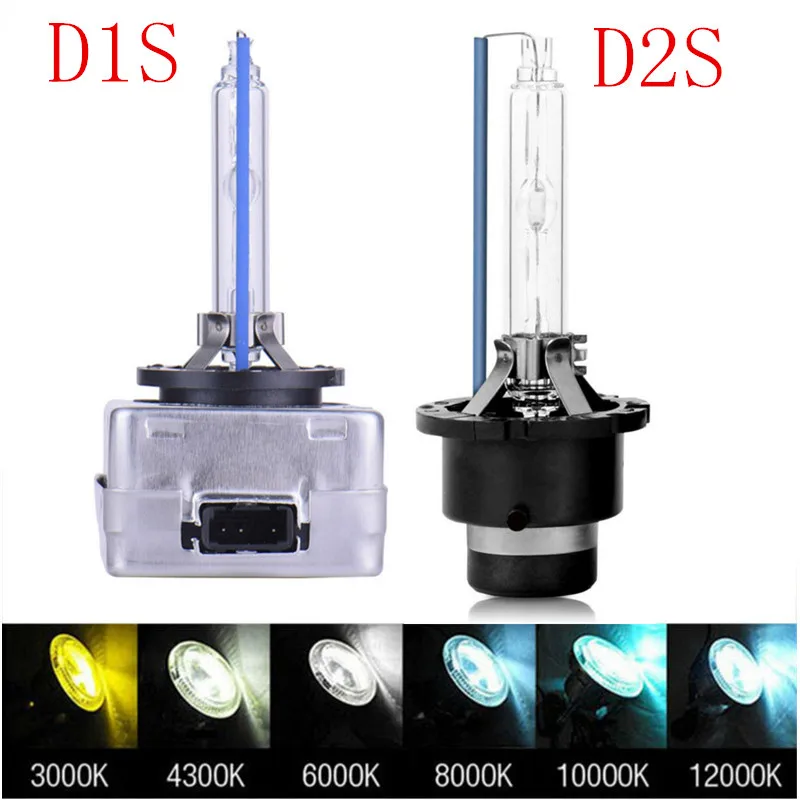 2 шт. ксеноновые автомобильные лампы 12 В 35 Вт 8000K D1S D2S|Передние LED-фары для авто| |