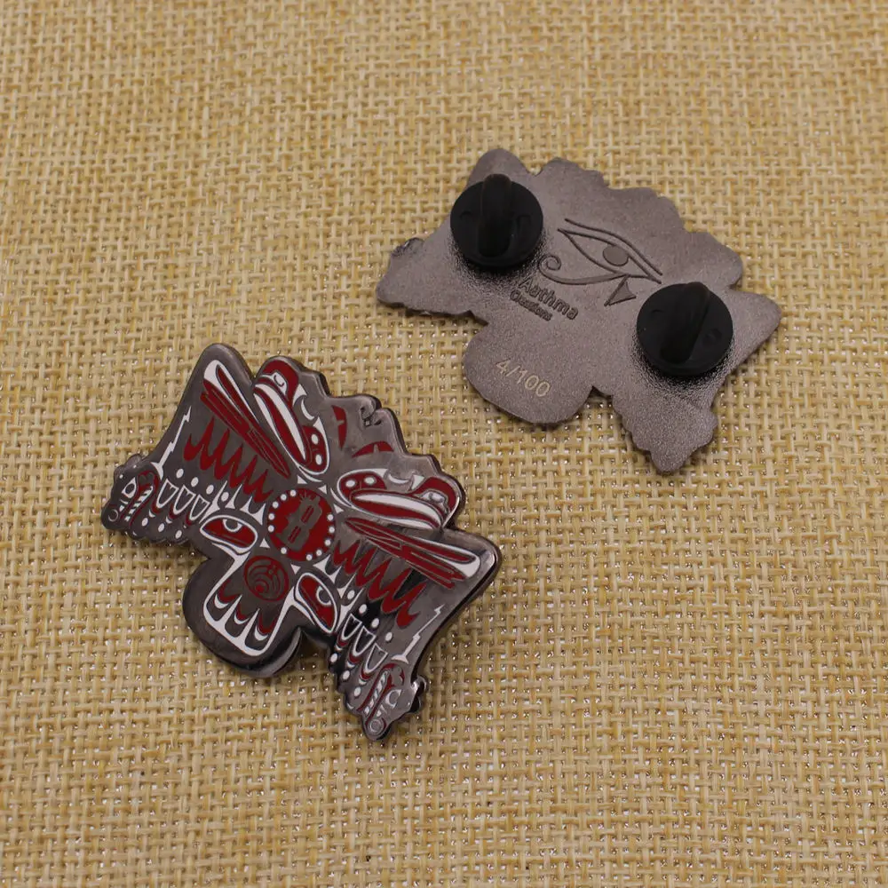 2019 Custom Black Metal Hard Enamel Pin Badges | Дом и сад