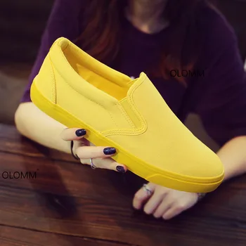 

2019 summer yellow casual flat low cut breathable canvas shoes mens shoes casual zapatos de hombre sneakers