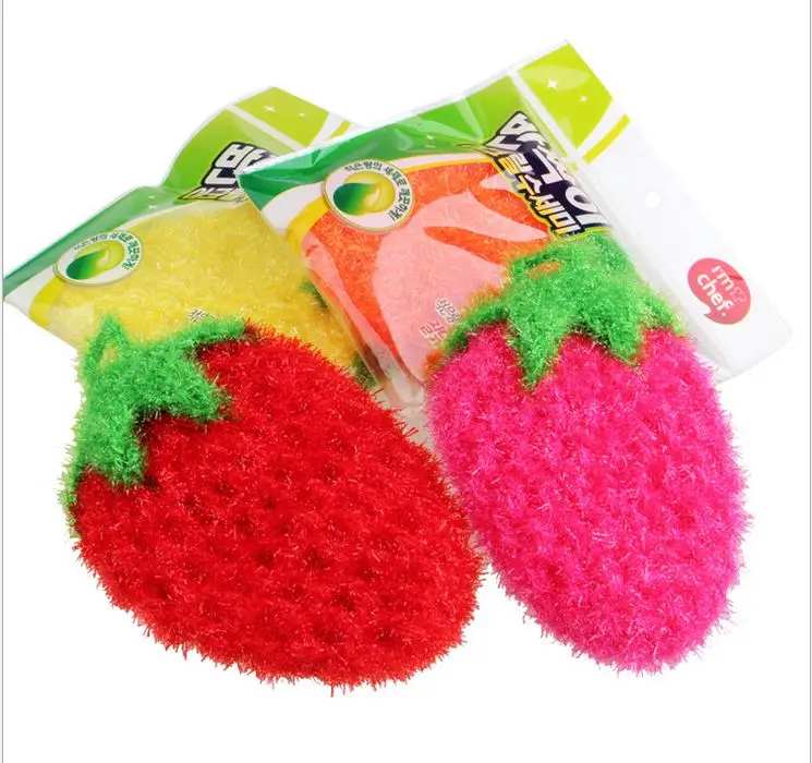 80pcs one lot Hand crochet korea yarn square dish cloth kitchen washing