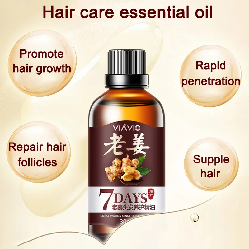 Ginger Hair Care Liquid Restoration Hair Loss Treatment Liquid Dense