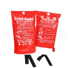 1х1 м огонь Одеяло Печная заслонка из стекловолокна с огнезащитный аварийного противопожарная защита укрытие защитное устройство огонь тент для пожаротушения