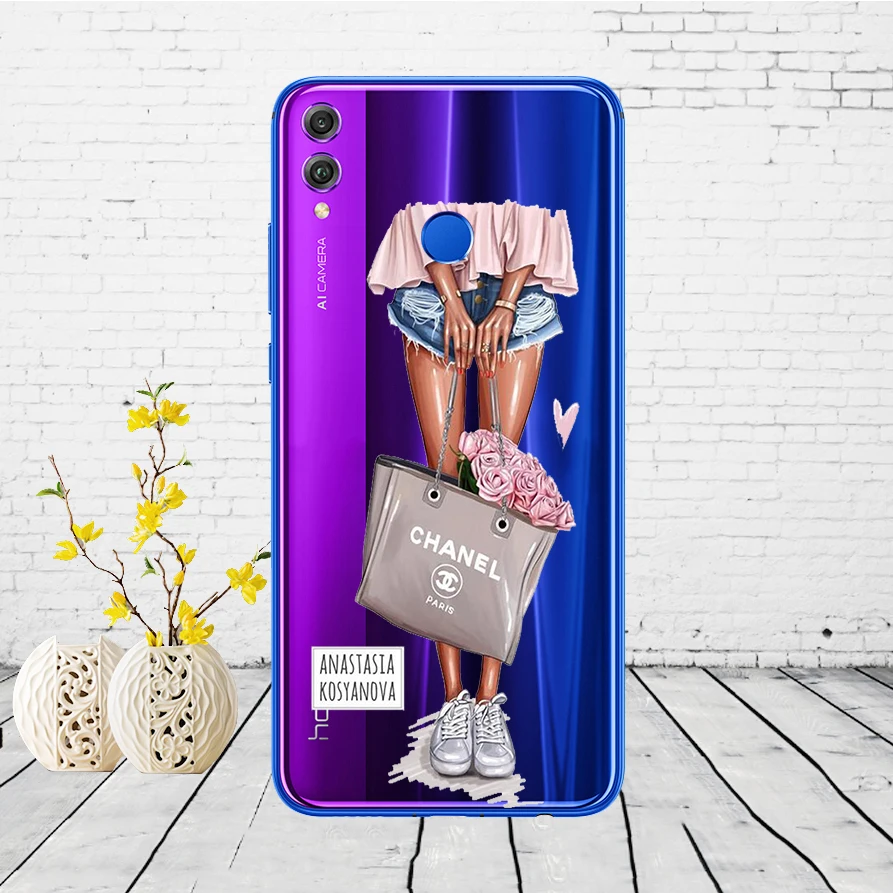 11SX силиконовый чехол для huawei honor 8x чехол 6,5 дюймов Мягкий ТПУ задняя крышка для huawei honor 8x защитный чехол для телефона Coque живопись - Цвет: 9