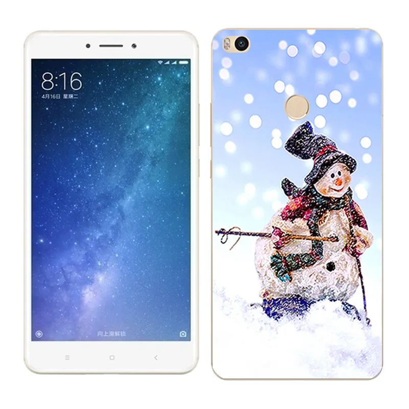 Чехол s для Xiaomi Mi Max2, мягкий силиконовый чехол для Xiaomi Mi Max 2 X'mas Day, окрашенный чехол для телефона xiomi Mi Max 2, Fundas - Цвет: 30