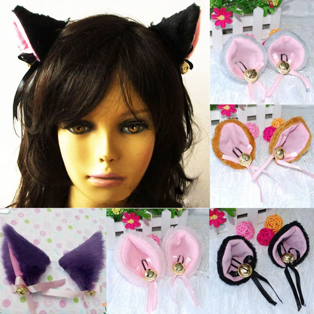 

New 6 Colors fashion xmas halloween party anime cosplay costume torba cat fox ears party