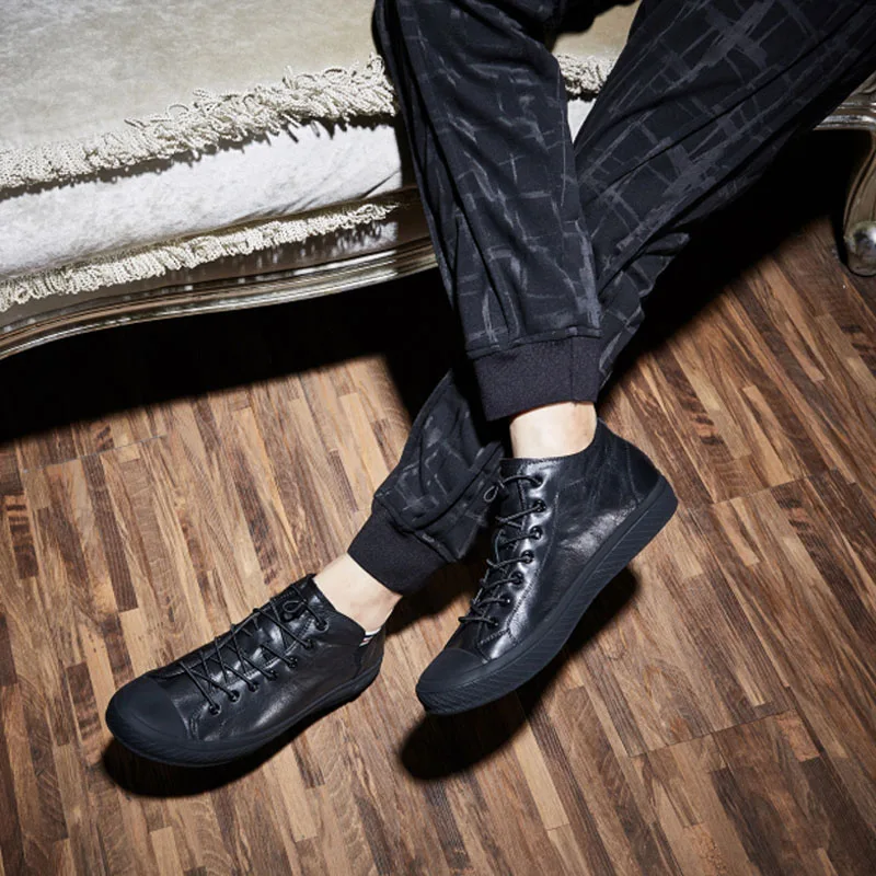 Пользовательские Подиумные кроссовки со шнуровкой Европейский Черный Скейт роскошные высококачественные зимние кроссовки мужская обувь повседневная дизайнерская брендовая