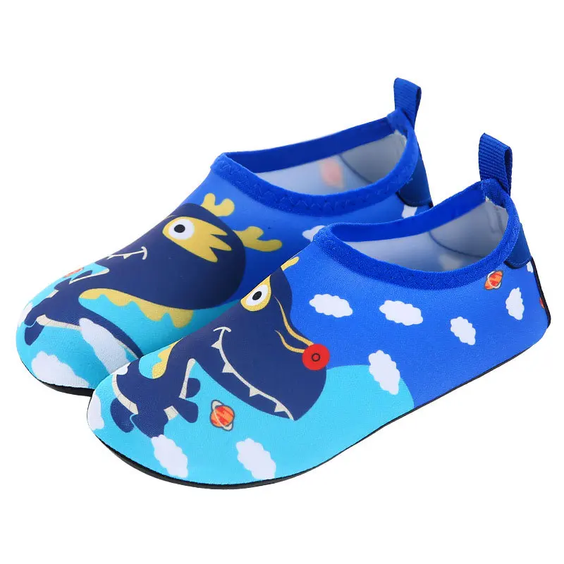 Быстросохнущая водонепроницаемая обувь для плавания для мальчиков и девочек; детская обувь с цветным мехом; детская обувь; детские шлепанцы для плавания; Quick Dryi - Цвет: Color 14