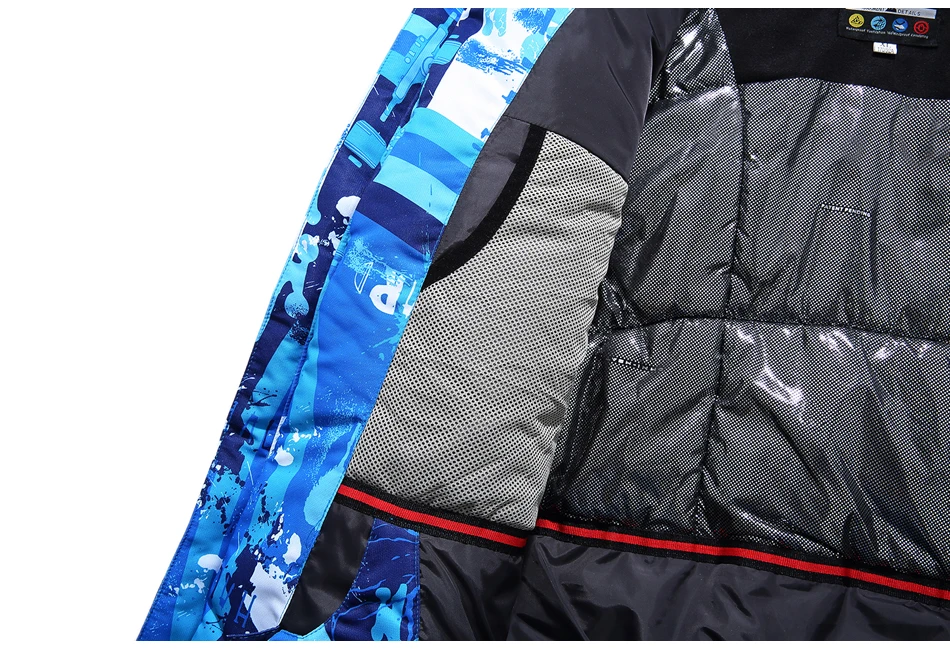 Новинка, зимние мужские комплекты для сноубординга, водонепроницаемый ветрозащитный лыжный костюм для альпинизма, лыжного спорта, теплая зимняя куртка+ штаны, зимняя верхняя одежда