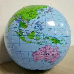 1 шт. 30 см надувной шар мировая Земля Карта океана мяч Детская игрушка для обучения, Обучающие инструменты, офисные принадлежности
