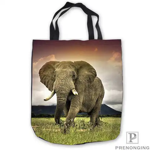 

Custom Canvas Elephant Hershall SpradleyTote Hand Bags Shopping Bag Casual Beach HandBags Foldable 180713-03-19
