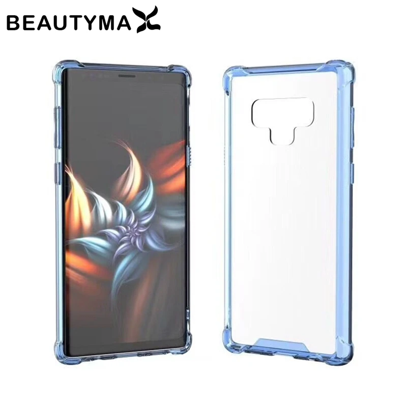 

Note 9 Case for Samsung Galaxy Note 9 Clear Case for Samsung Galaxy s9 Airbag Shockproof Cover S9 Plus Hard PC Acrylic+ Soft TPU