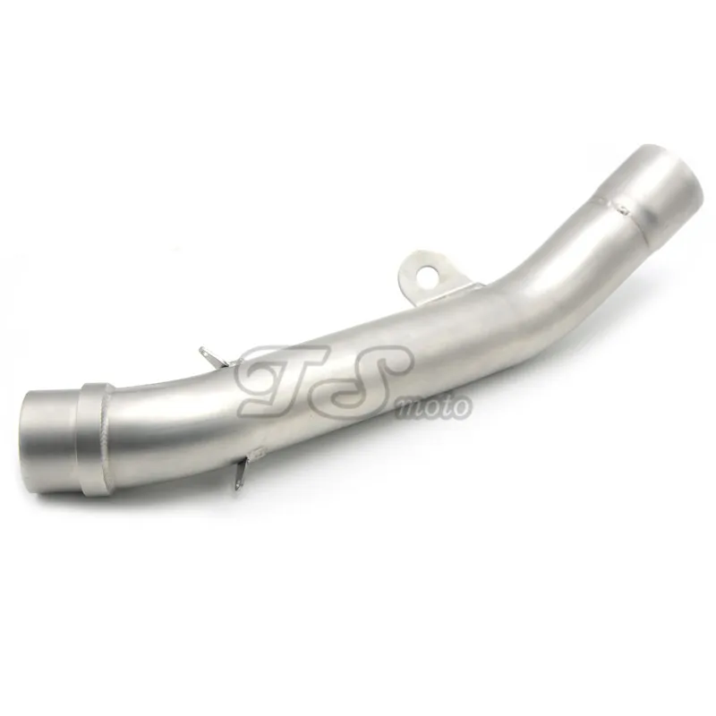 Stainless Motorcycle Exhaust middle contact pipe motorcycle modified exhaust middle pipe For Kawasaki z800 2013 2014 2015