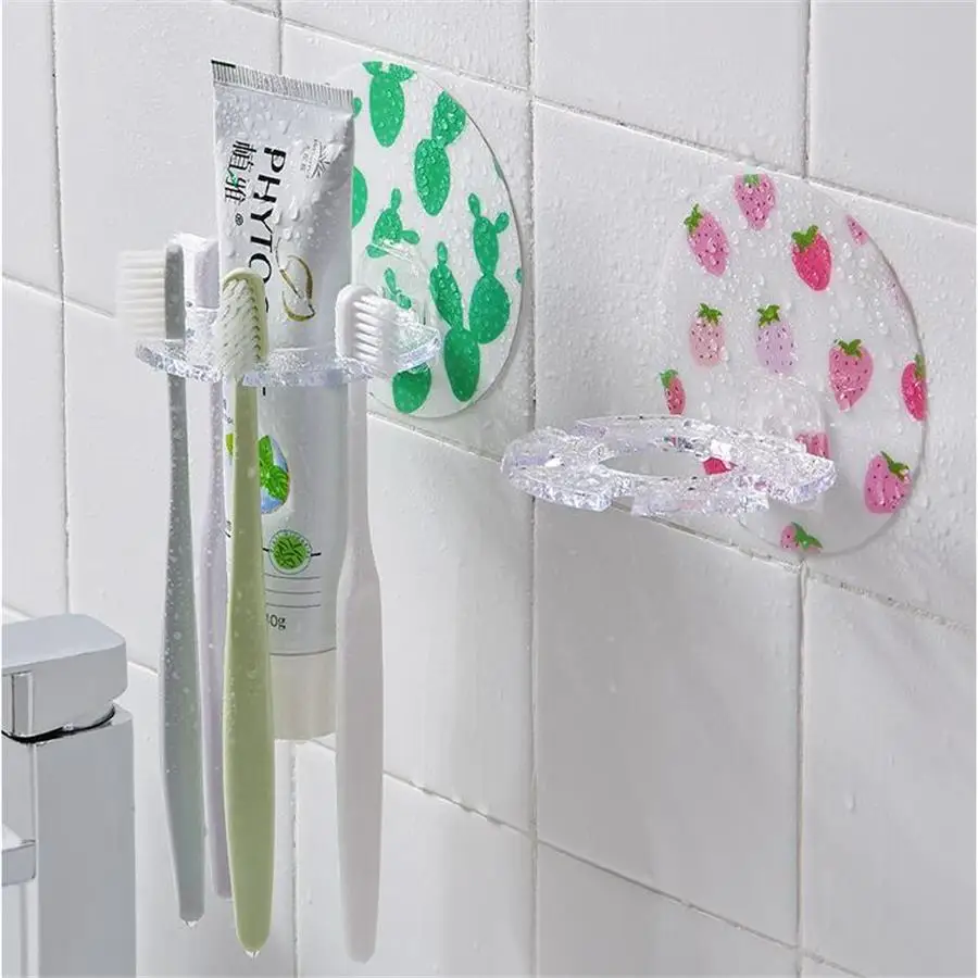 Настенный пластиковый держатель для зубной пасты и для зубной щетки стеллаж для хранения бритва зубная щетка диспенсер для ванной комнаты Органайзер аксессуары