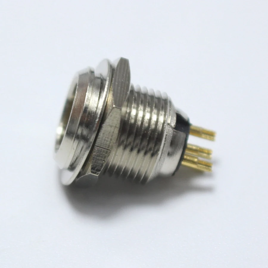 1 шт. Мини XLR 4 pin штекер аудиосигнала микрофон шасси крепление Аудио Микрофон