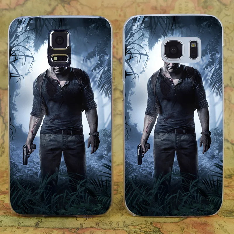 E1797 Uncharted Transparent Hard PC Case Cover For Samsung Galaxy Note S 3 4 5 6 7 8 9 Mini Edge Plus |