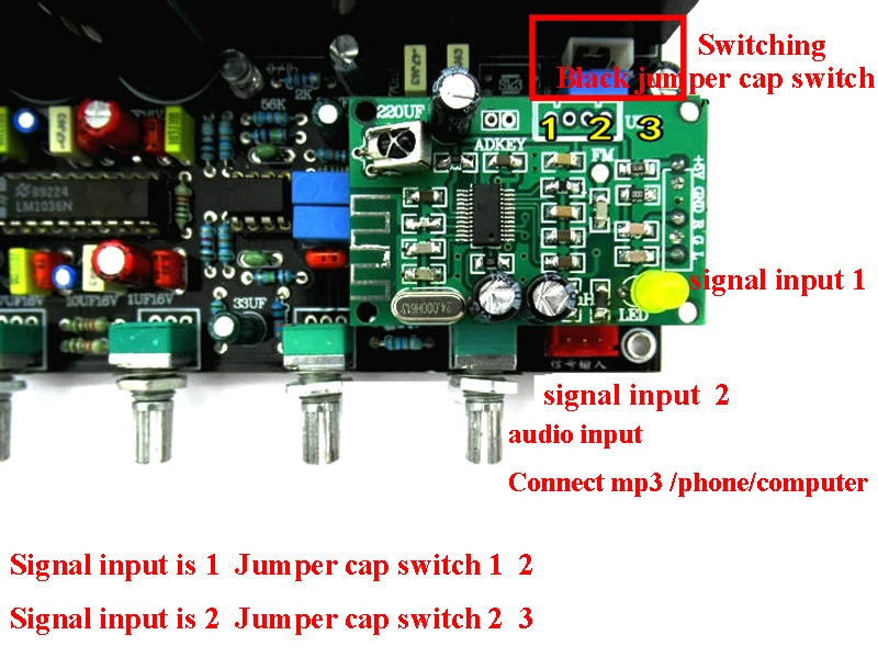 Tda8954-th 2,1 bluetooth Класс D 210 Вт+ 210 Вт HIFi Цифровой Собранный предусилитель LM1036+ NE5532 Плата усилителя C6-003