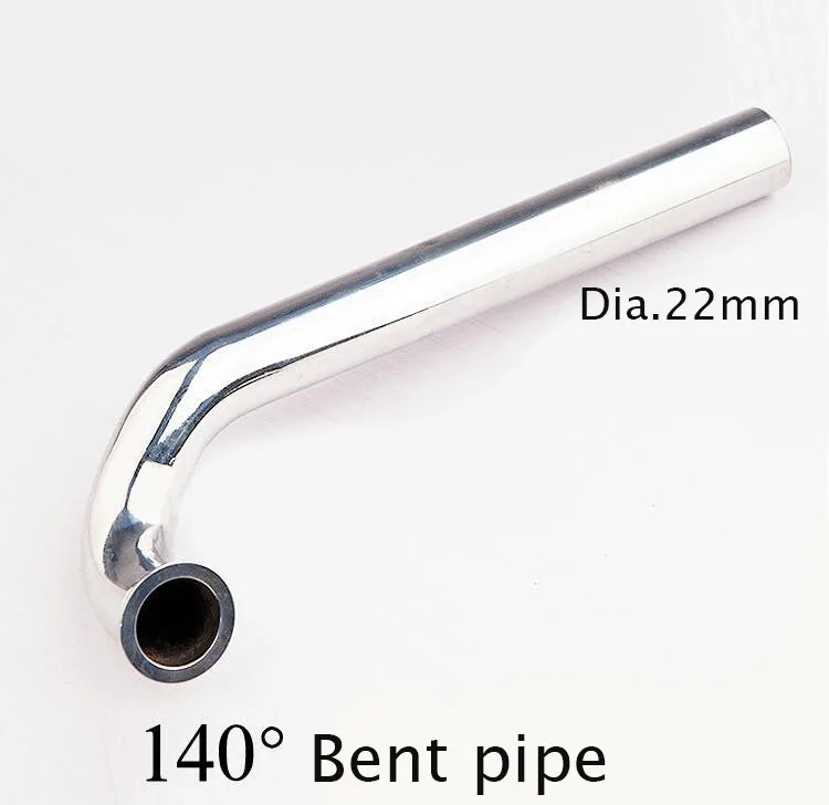 

Stainless Steel Bent Exhaust Pipe 140 Degree Connecting Tube Diameter 22mm for RC Gasoline Boat Model Engine