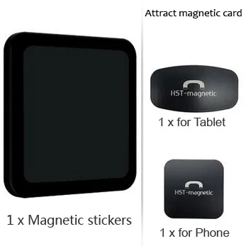 PFHEU настенное крепление для планшета Магнитная подставка магнит принцип адсорбции удобство для выбора и размещения Поддержка всех планшетов ПК - Цвет: black B