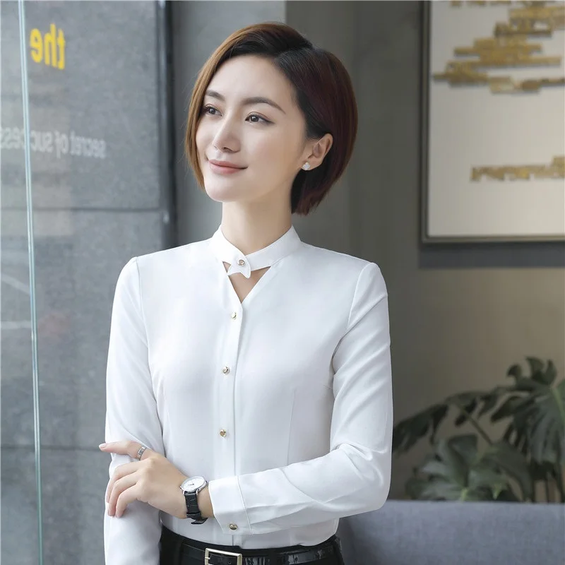 womens business blouse