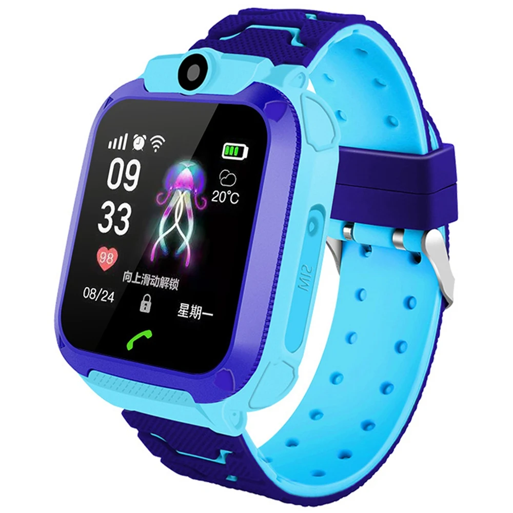 

2019 New Waterproof Q12 Smart Watch Multifunction Children Digital Wristwatch Baby Watch Phone for Android IOS Kids Toy Gift