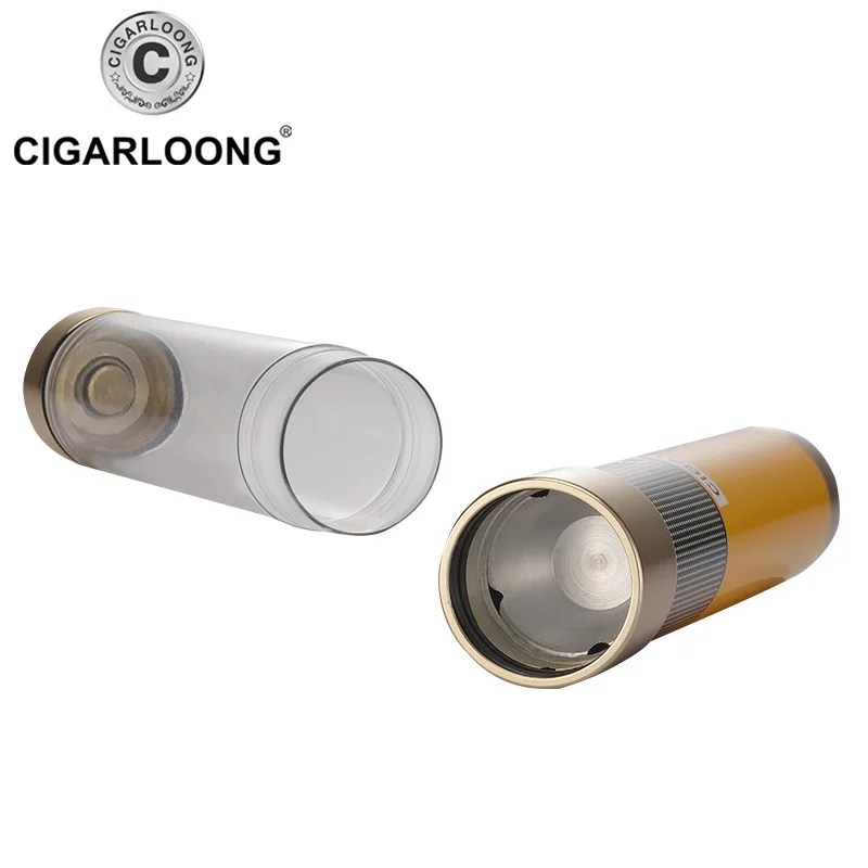 Чехол-Держатель COHIBA для сигары с 1 портсигар, портативный увлажнитель воздуха с бесплатной доставкой, Подарочная коробка GH-1001a