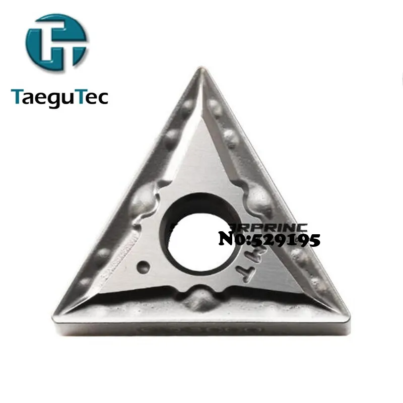 TaeguTec 10 шт. TNMG160404-MT TNMG160408-MT CT3000 TNMG 160404 160408 токарный станок с карбидными вставками torno de bancada CNC