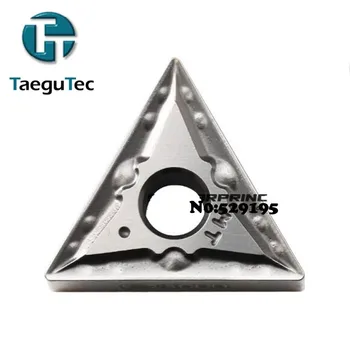 

TaeguTec 10pcs TNMG160404-MT TNMG160408-MT CT3000 TNMG 160404 160408 Original Lathe Cutter Carbide Inserts torno de bancada CNC