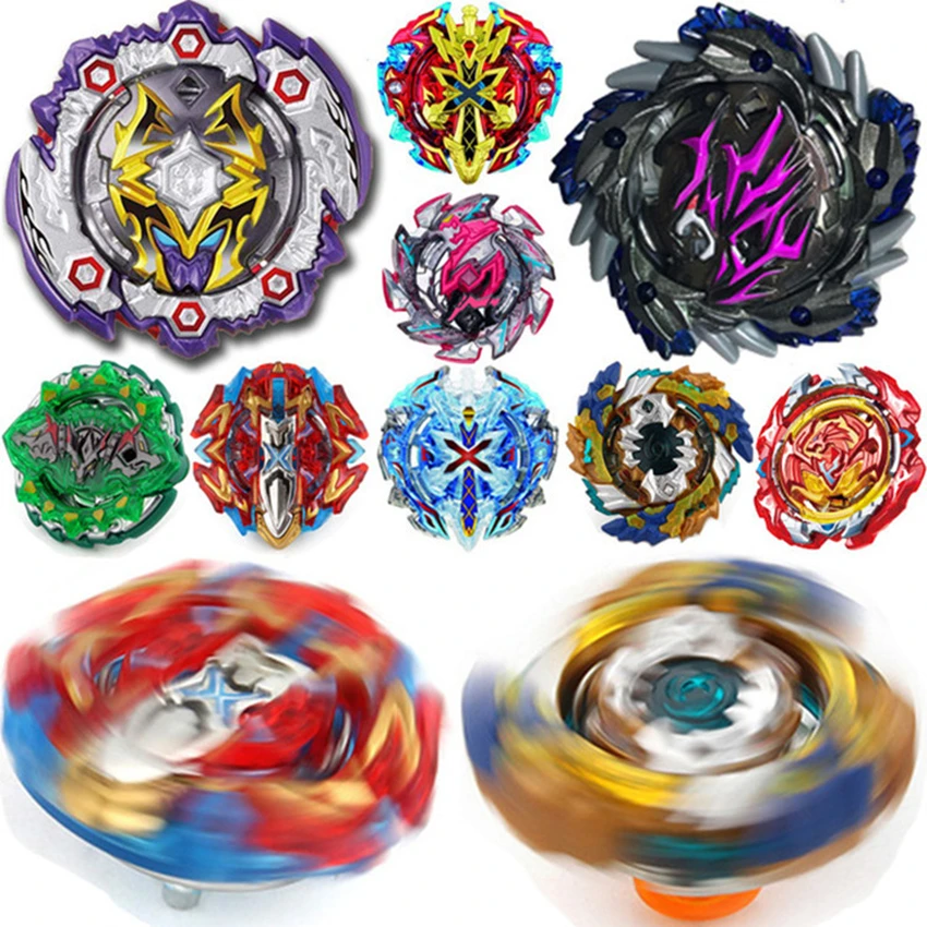 

Top Launchers Bey blades Burst Toys B-133 B-134 bables Toupie Bay blades burst Metal God Spinning Tops Bey Blade Blades Toy