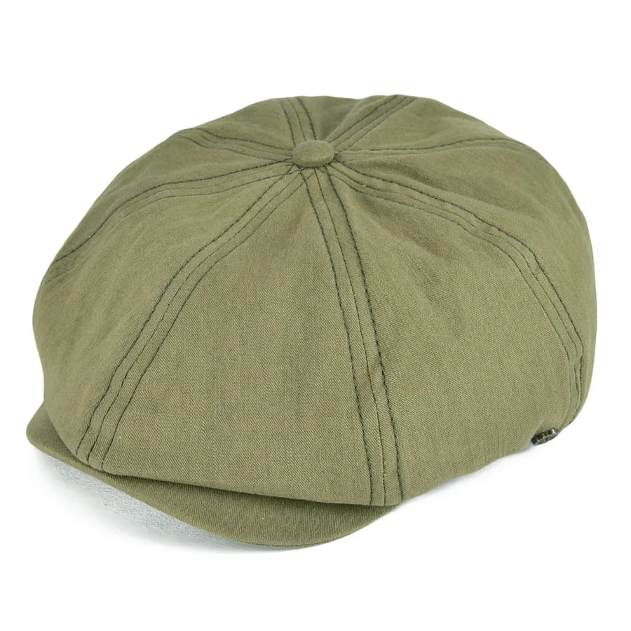 VOBOOM Summer Cotton Newsboy Cap Men Women Eight Panel Hat Baker Boy ...